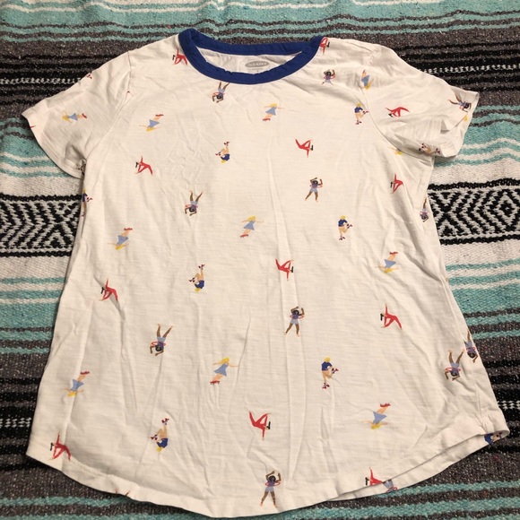 Old Navy Tops - Cute “athletic gals” ringer tshirt